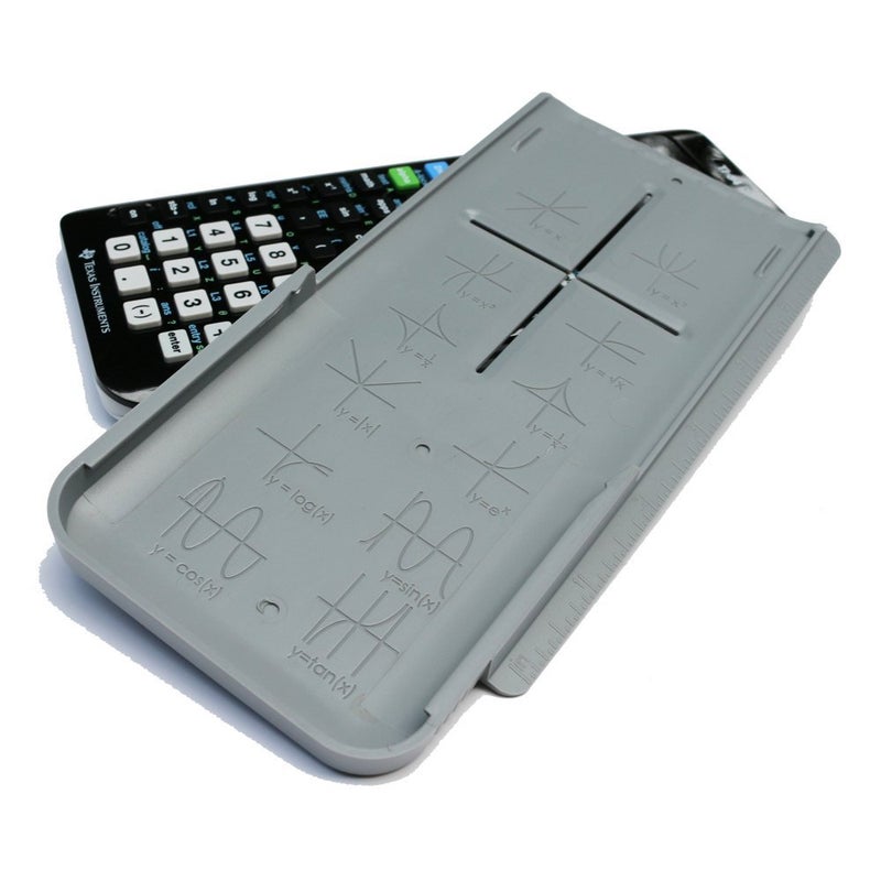 EZ Graphing Gray Hard Slide Cover for TI 84 Plus CE (See Description for Details) - Image 1